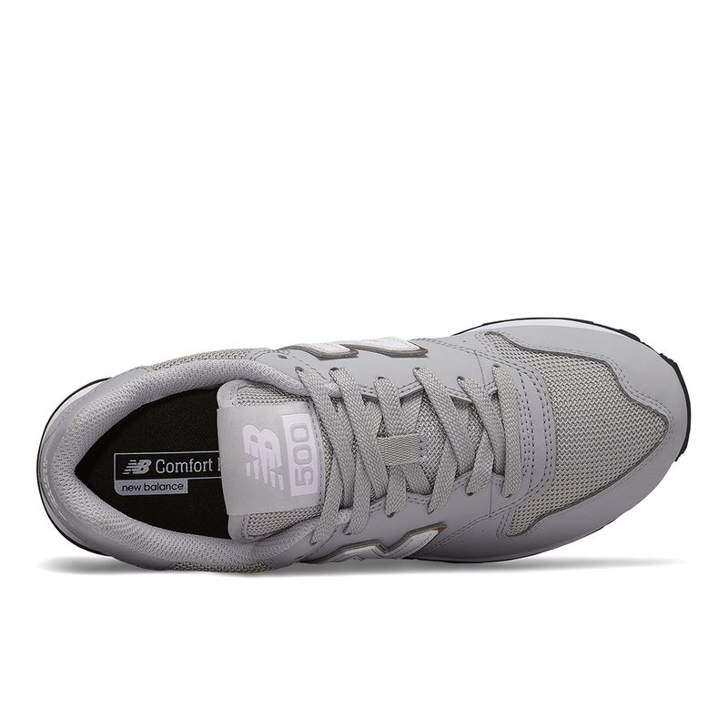 new balance 500 feminino cinza