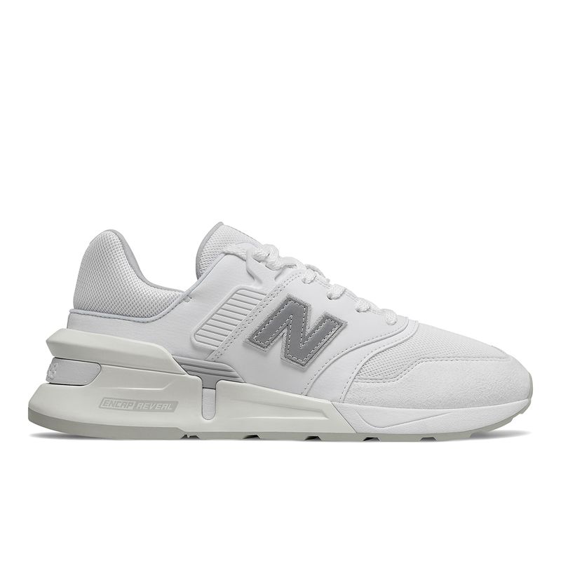 new balance azul con naranja