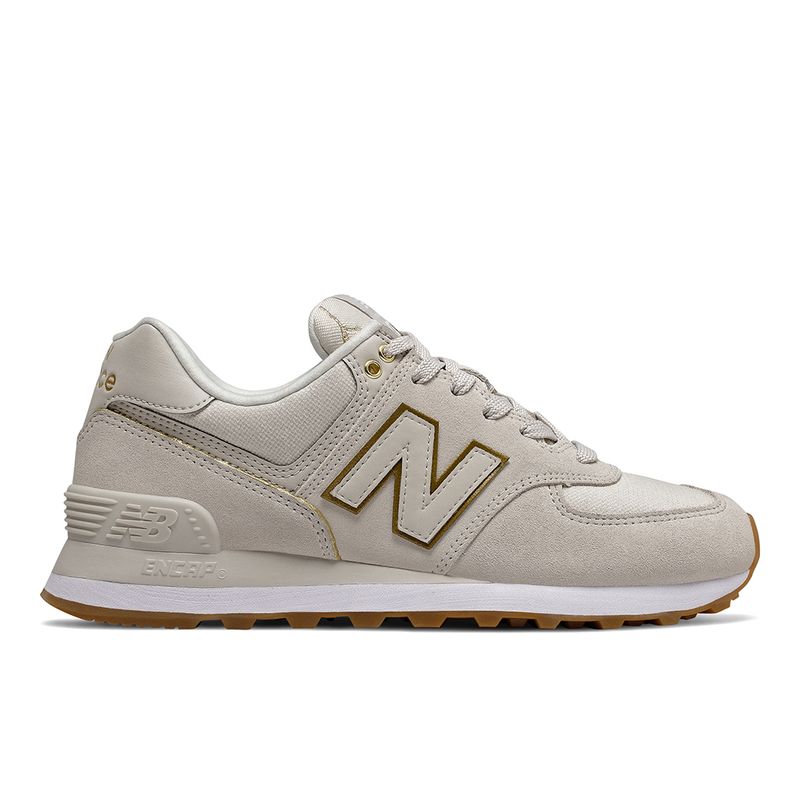 new balance bege feminino
